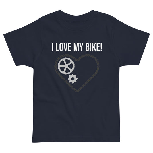 I Love My Bike! Toddler jersey t-shirt