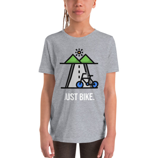 Just Bike. Mountains Youth Short Sleeve T-Shirt