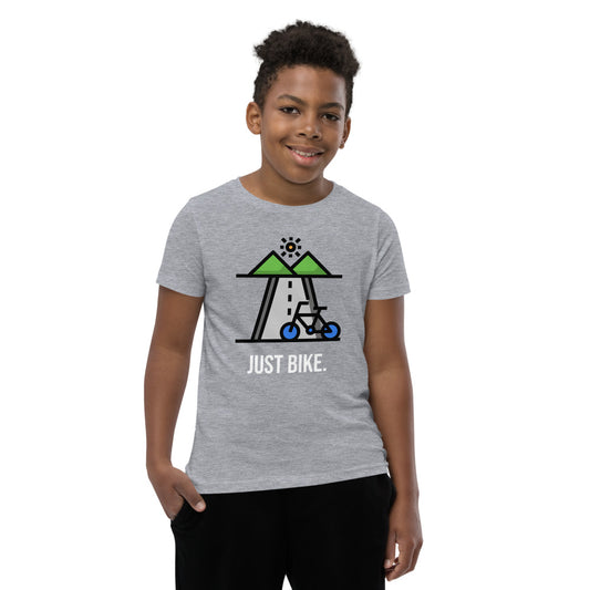 Just Bike. Mountains Youth Short Sleeve T-Shirt